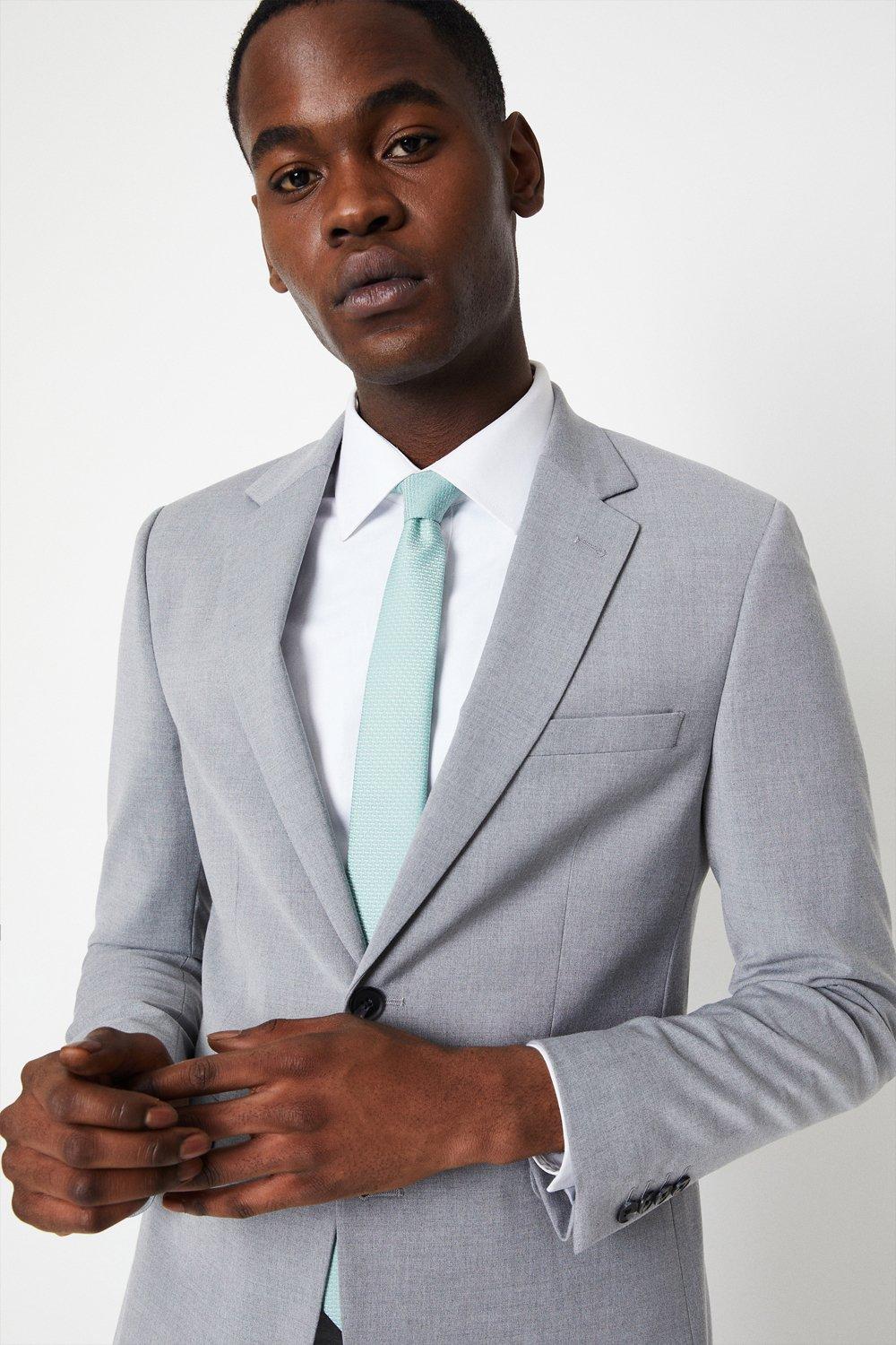 Light grey skinny store suit